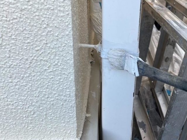 小野市で樋の錆止め塗布